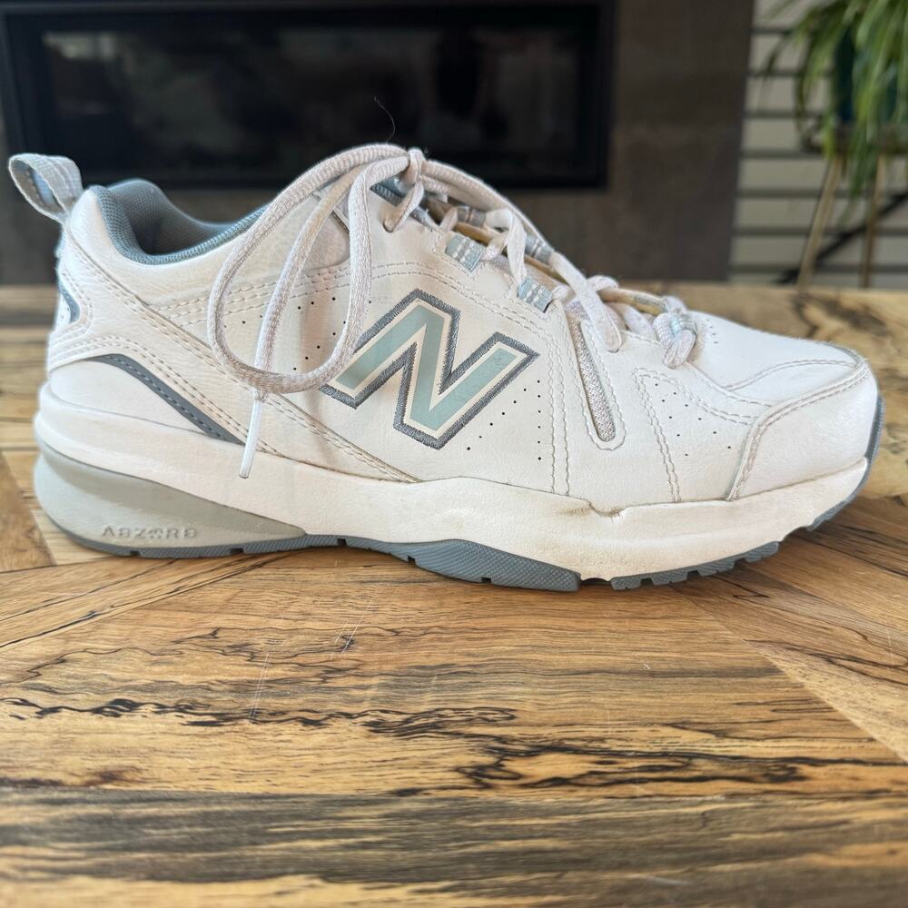 New Balance 608v5 White Light Blue Chunky Dad Shoes Women’s 7.5 WX608WB5